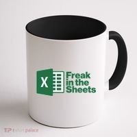 Funny Excel Freak In The Sheets Coffee Mug thumb 1