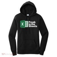 Funny Excel Freak In The Sheets Women's Hoodie thumb 0