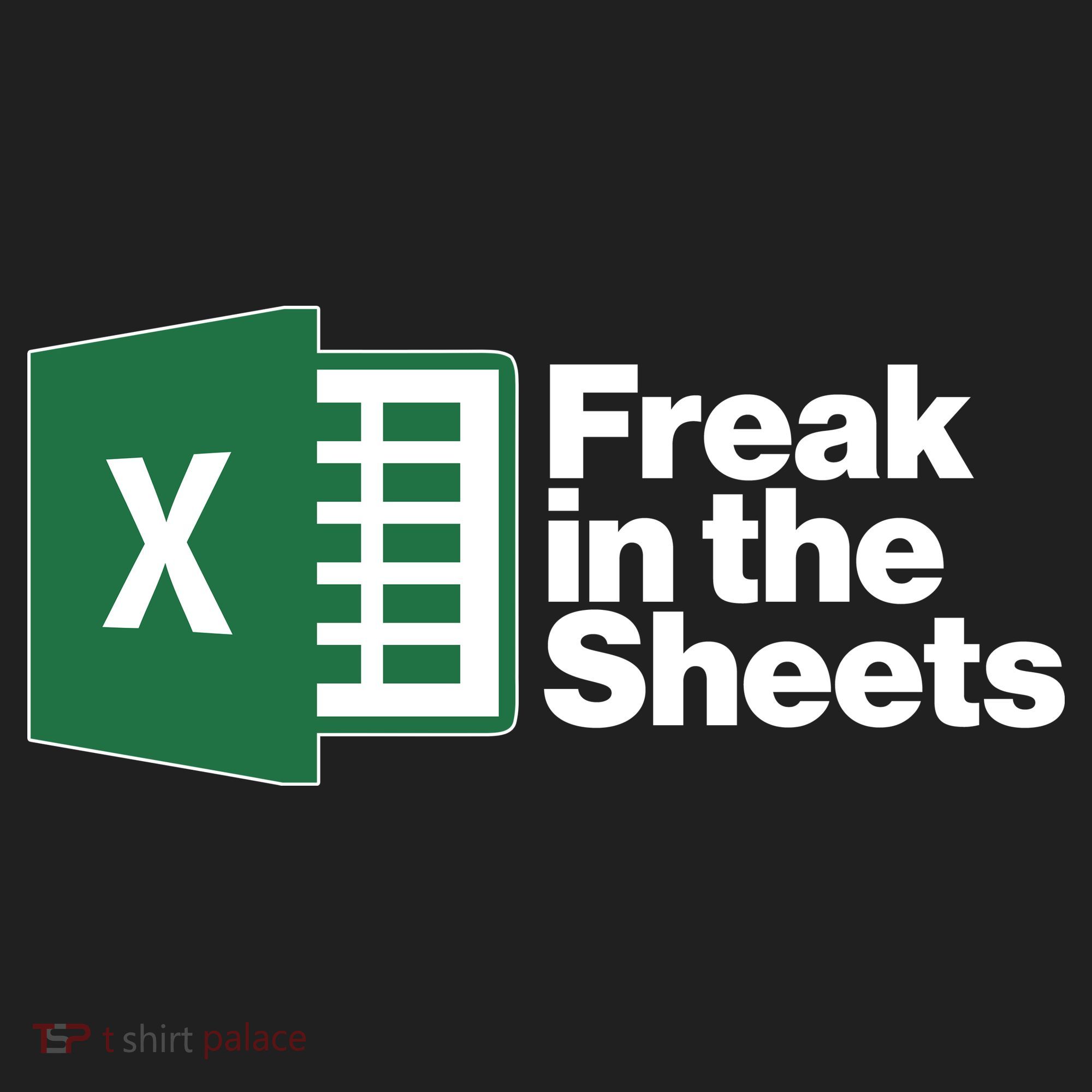 Funny Excel Freak In The Sheets Golf Towel