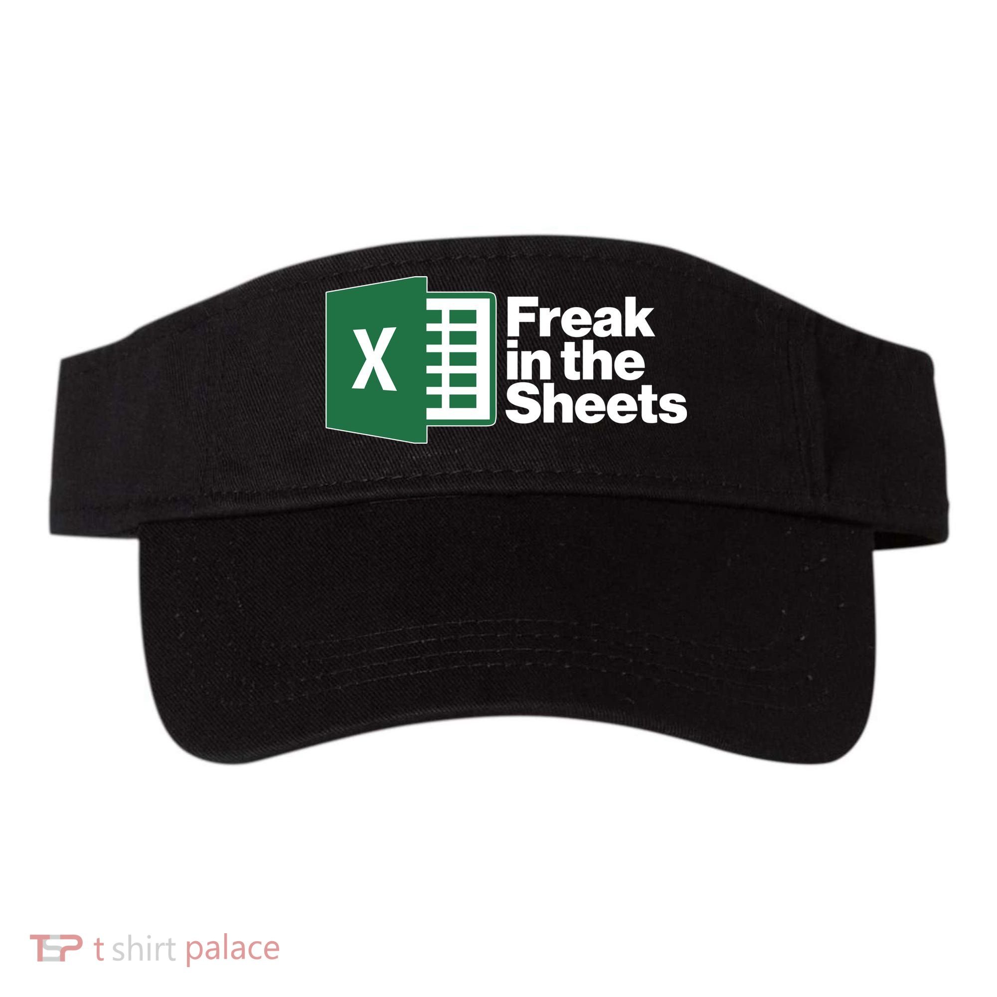 Funny Excel Freak In The Sheets Visor