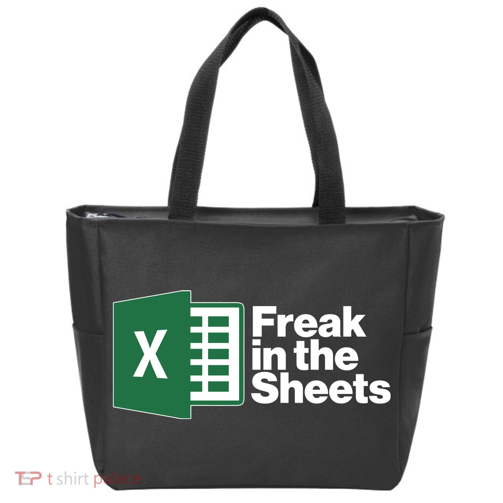Funny Excel Freak In The Sheets Tote Bag