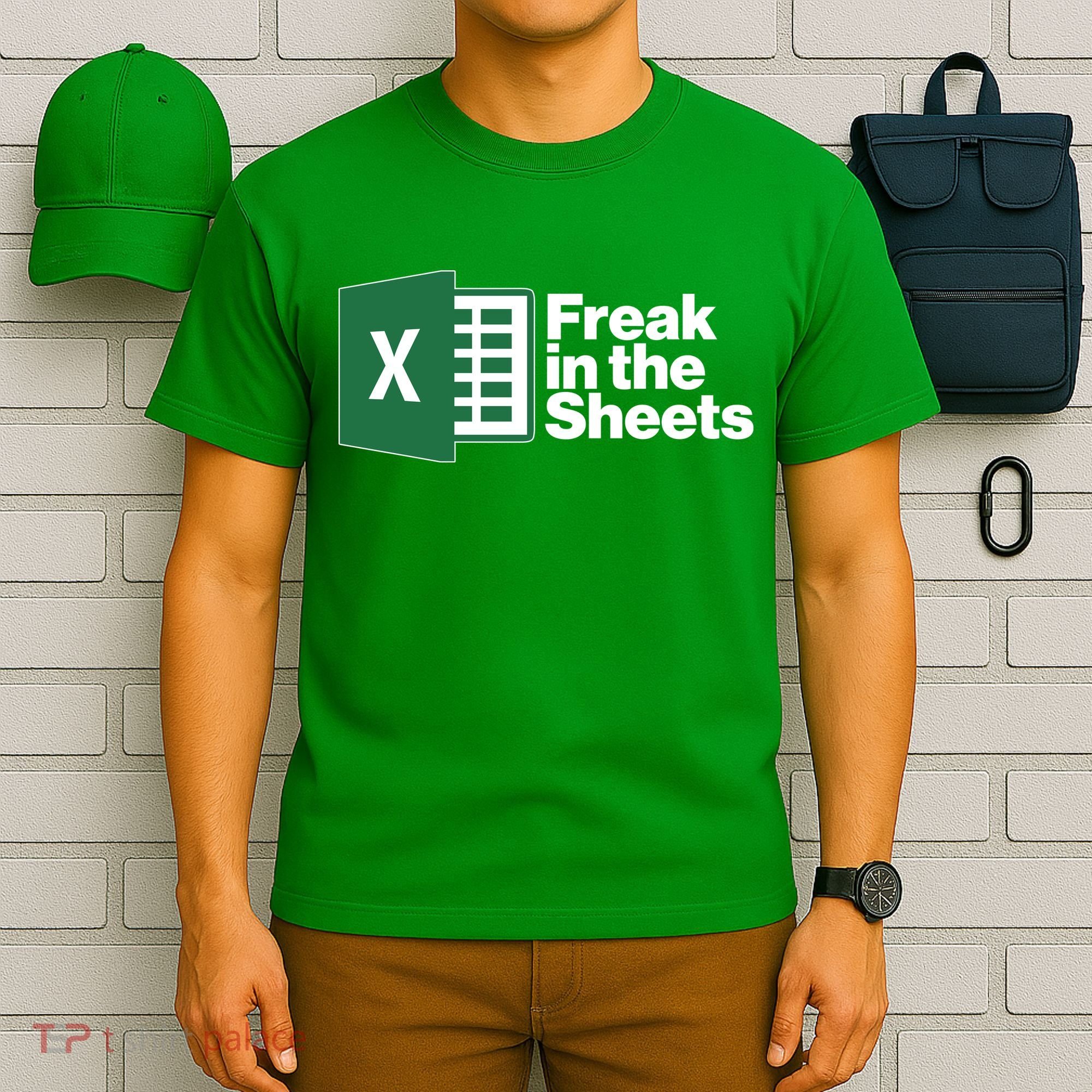 Funny Excel Freak In The Sheets T-Shirt