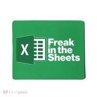 Funny Excel Freak In The Sheets Mousepad thumb 0