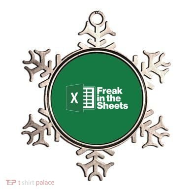 Funny Excel Freak In The Sheets Ornament