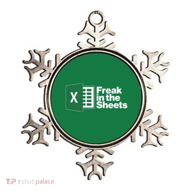 Funny Excel Freak In The Sheets Ornament