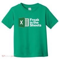 Funny Excel Freak In The Sheets Toddler T-Shirt thumb 0