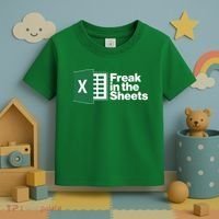 Funny Excel Freak In The Sheets Toddler T-Shirt thumb 3
