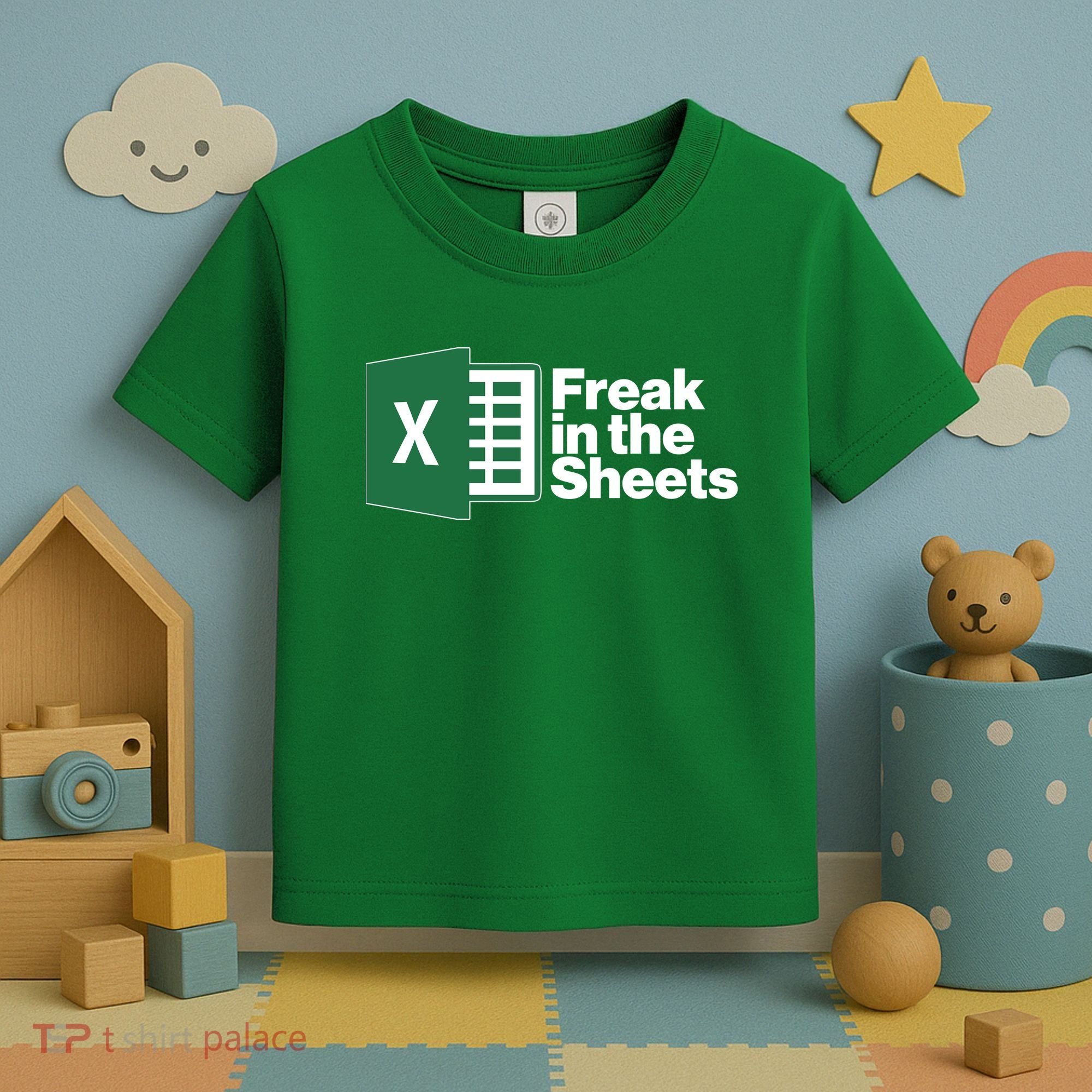 Funny Excel Freak In The Sheets Toddler T-Shirt