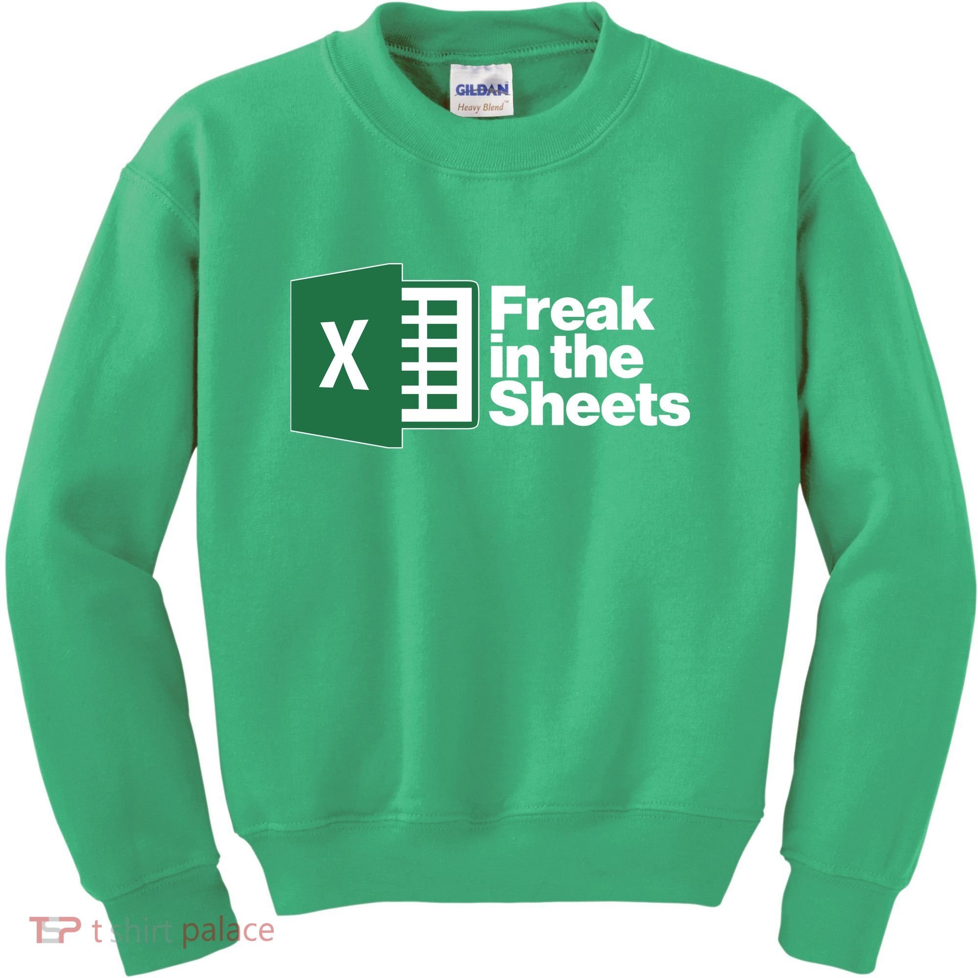 Funny Excel Freak In The Sheets Kids Sweatshirt