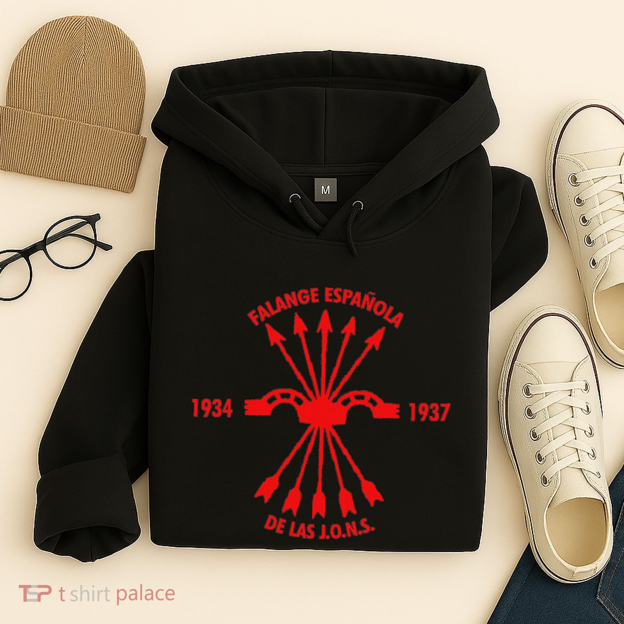 Falange EspañOlaspanish Falanx Front Side Hoodie