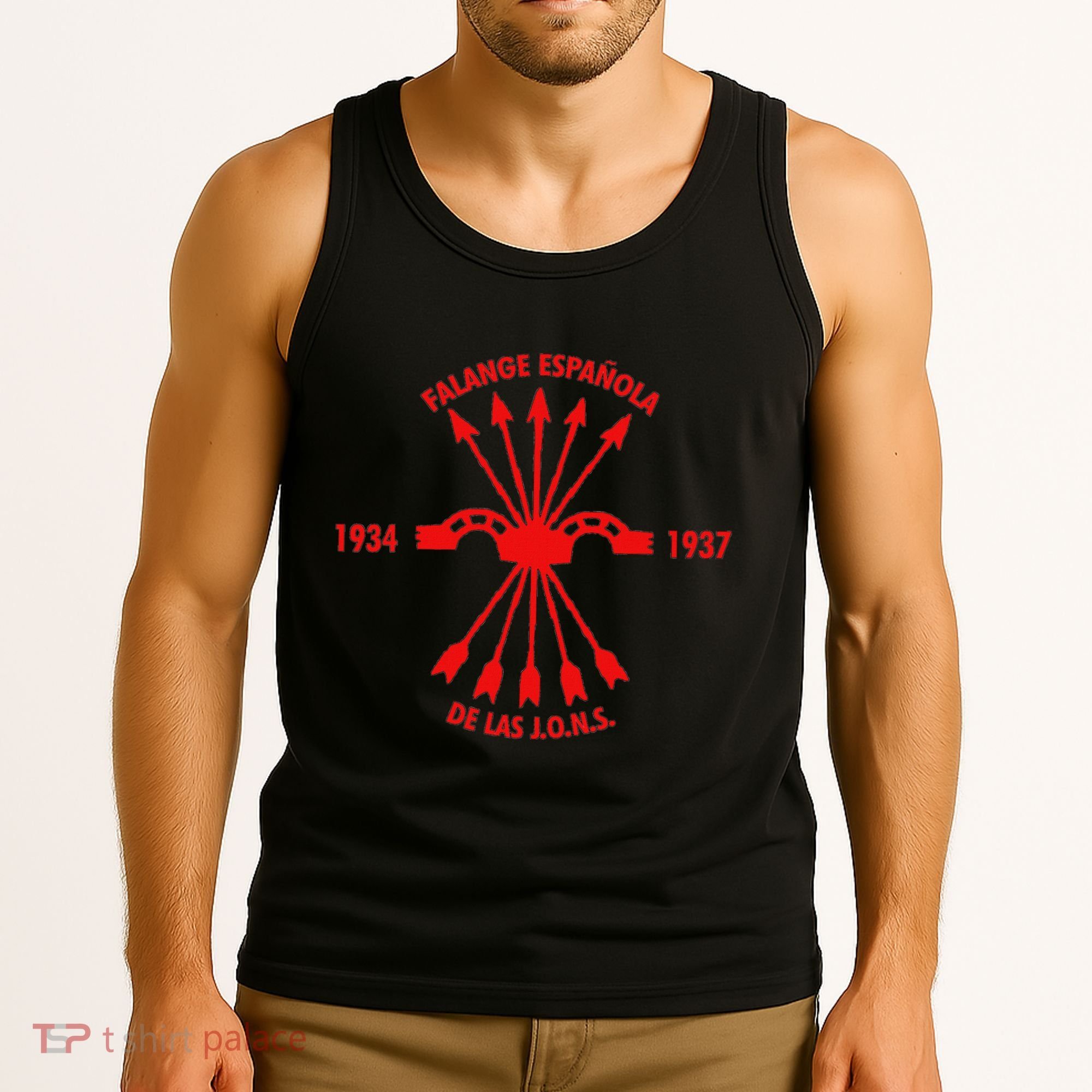 Falange EspañOlaspanish Falanx Front Side Tank Top