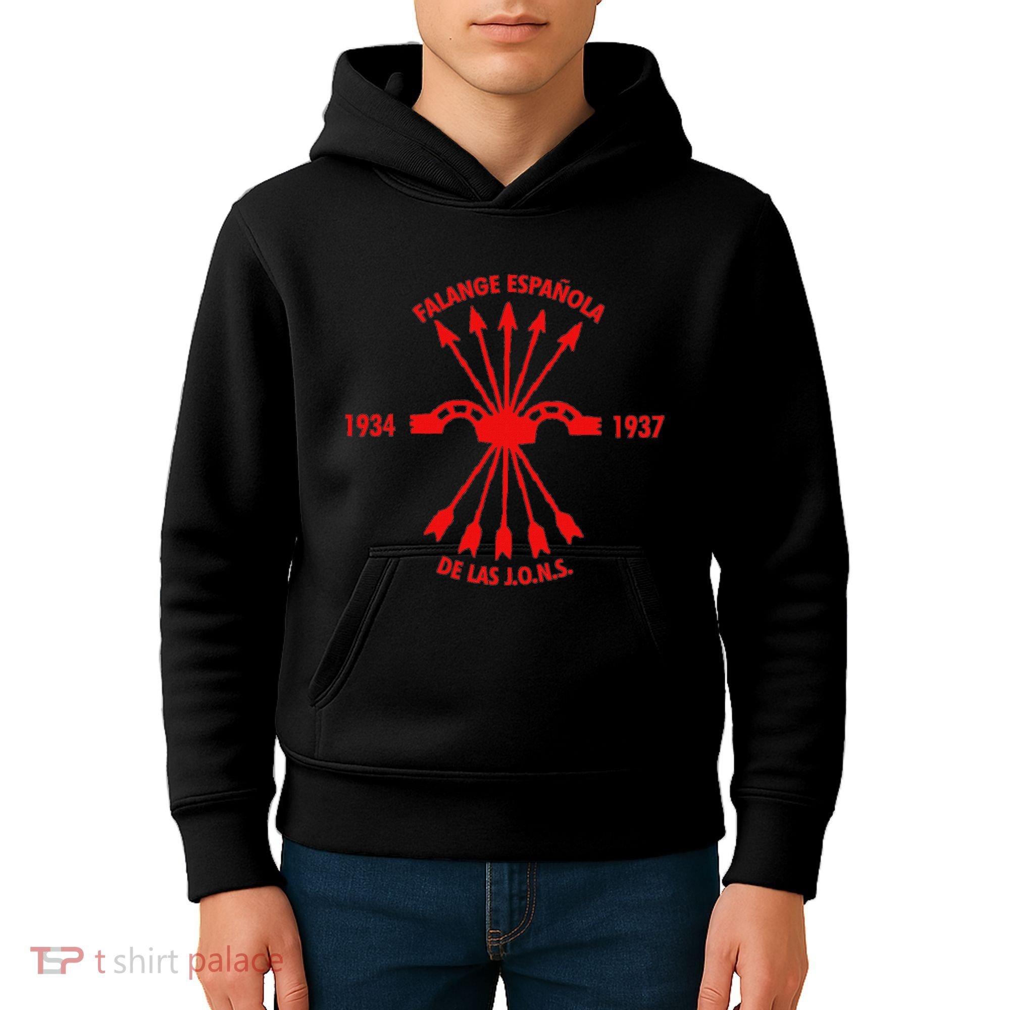 Falange EspañOlaspanish Falanx Front Side Kids Hoodie