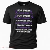 For Every Fight Won Domistic Violence Awareness Domestic V Cooling Performance Crew T-Shirt thumb 0