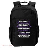 For Every Fight Won Domistic Violence Awareness Domestic V Backpack thumb 0