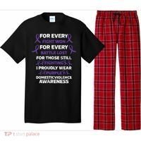 For Every Fight Won Domistic Violence Awareness Domestic V Pajama Set thumb 0