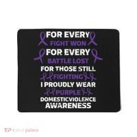 For Every Fight Won Domistic Violence Awareness Domestic V Mousepad thumb 0