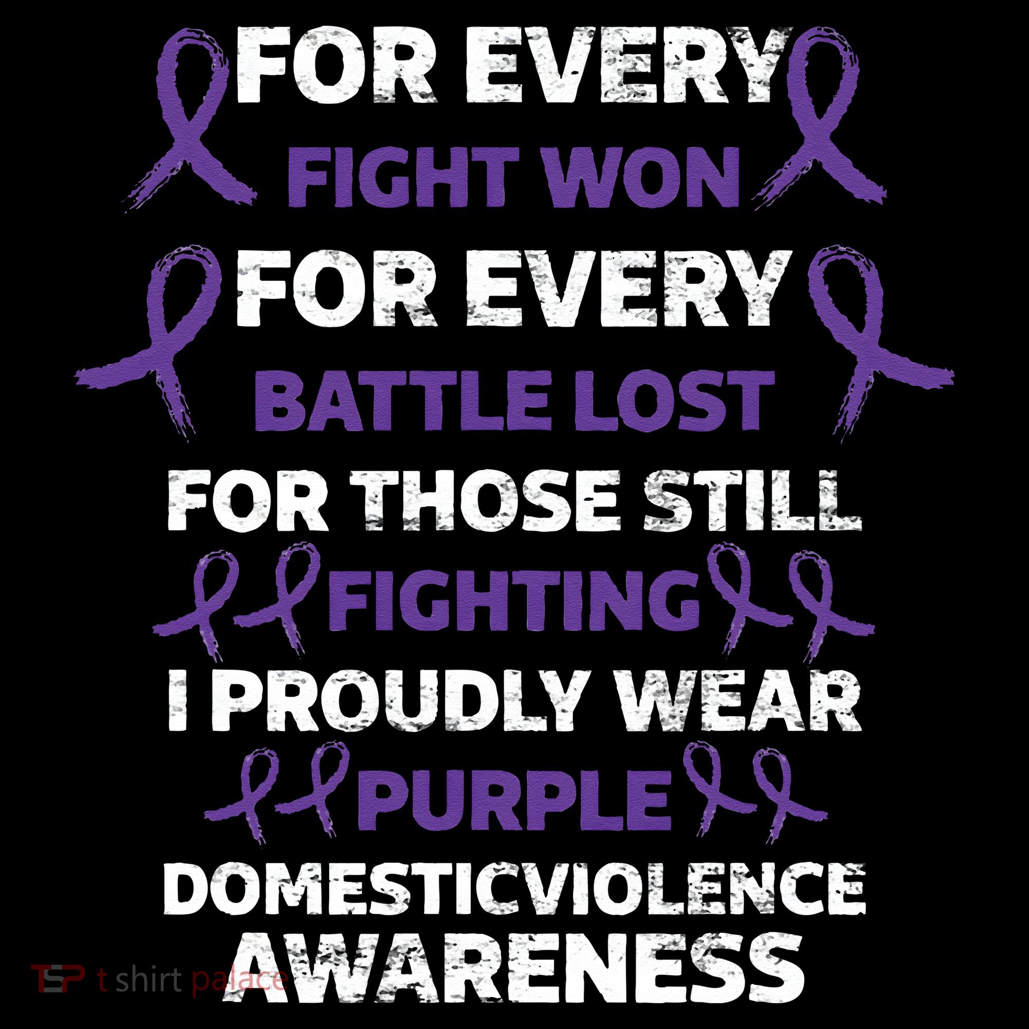 For Every Fight Won Domistic Violence Awareness Domestic V Mousepad