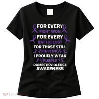 For Every Fight Won Domistic Violence Awareness Domestic V Women's T-Shirt thumb 0