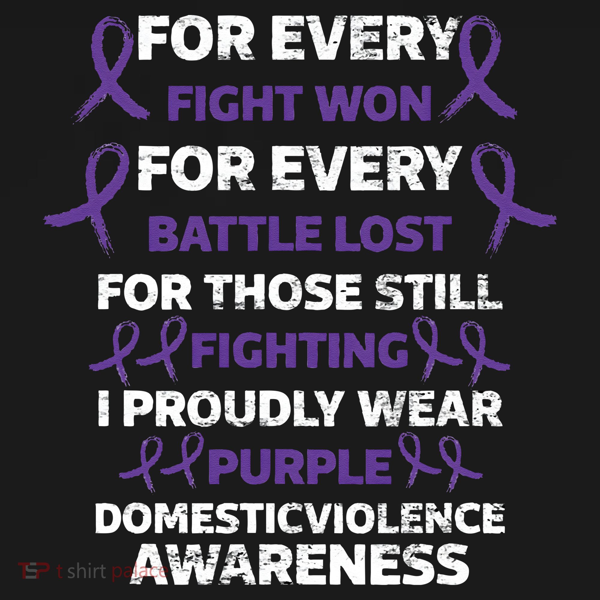 For Every Fight Won Domistic Violence Awareness Domestic V Kids Sweatshirt