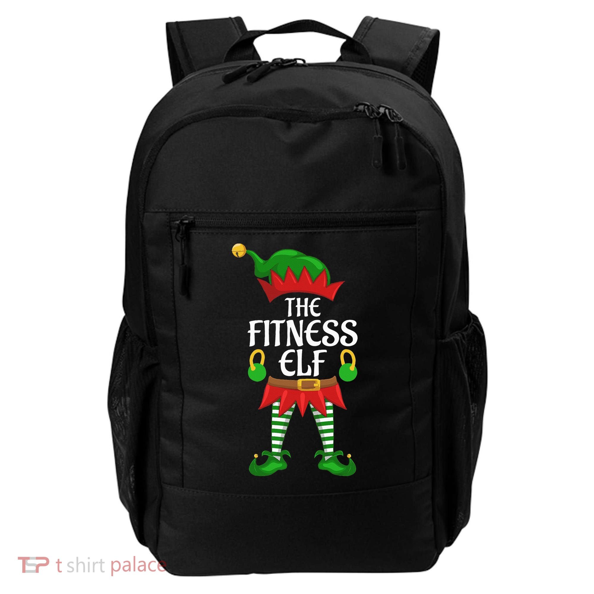 Fitness Elf Family Matching Group Christmas Party Backpack