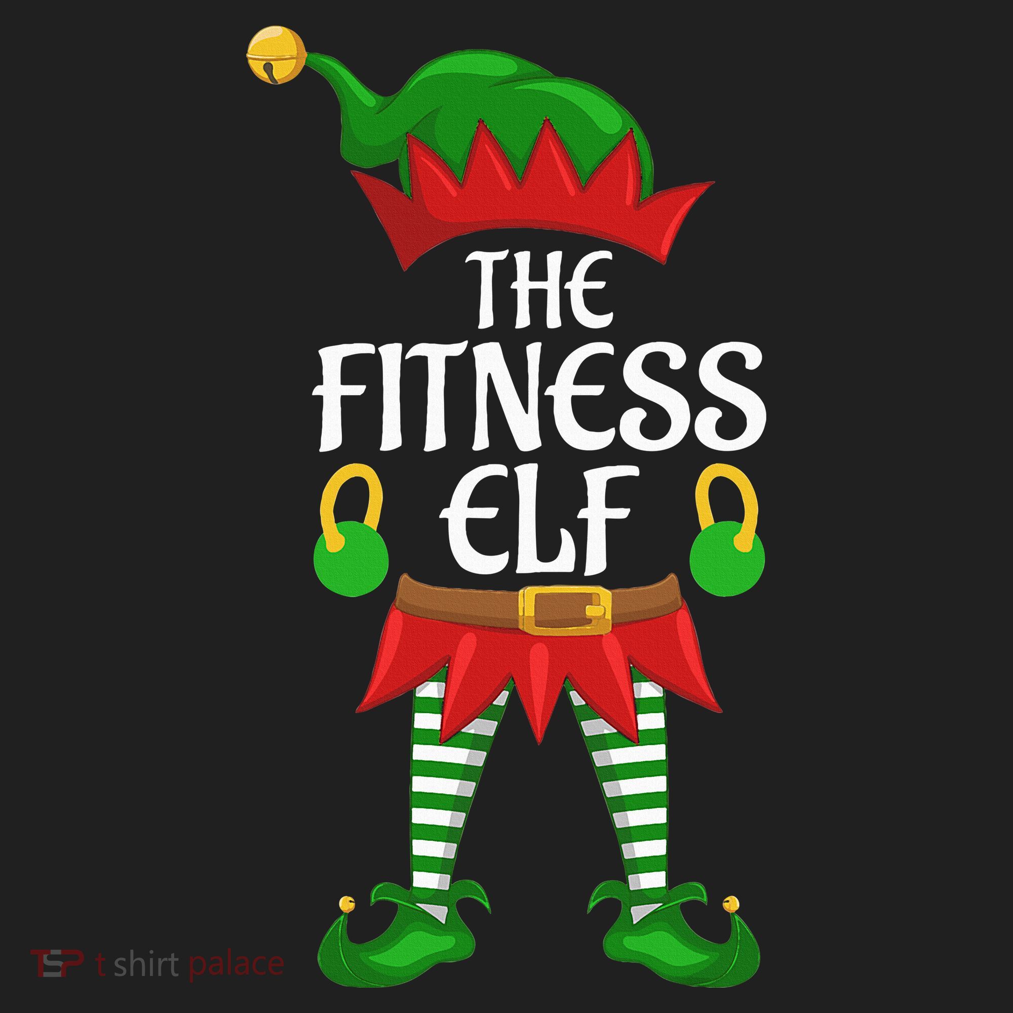 Fitness Elf Family Matching Group Christmas Party Hat