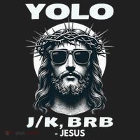 Funny Easter Gifts Christian Resurrection Yolo Jk Brb Jesus Beanie thumb 2