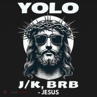 Funny Easter Gifts Christian Resurrection Yolo Jk Brb Jesus Visor thumb 3