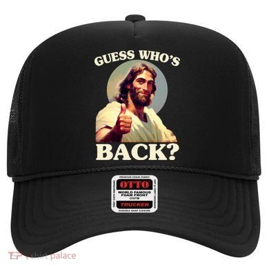 Funny Easter Guess Whos Back Jesus Hat
