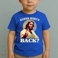 Funny Easter Guess Whos Back Jesus Toddler T-Shirt thumb 2