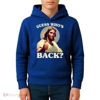 Funny Easter Guess Whos Back Jesus Kids Hoodie thumb 4