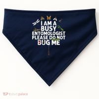 Funny Entomology Gift For Men Women Bug Lovers USA-Made Doggie Bandana thumb 0