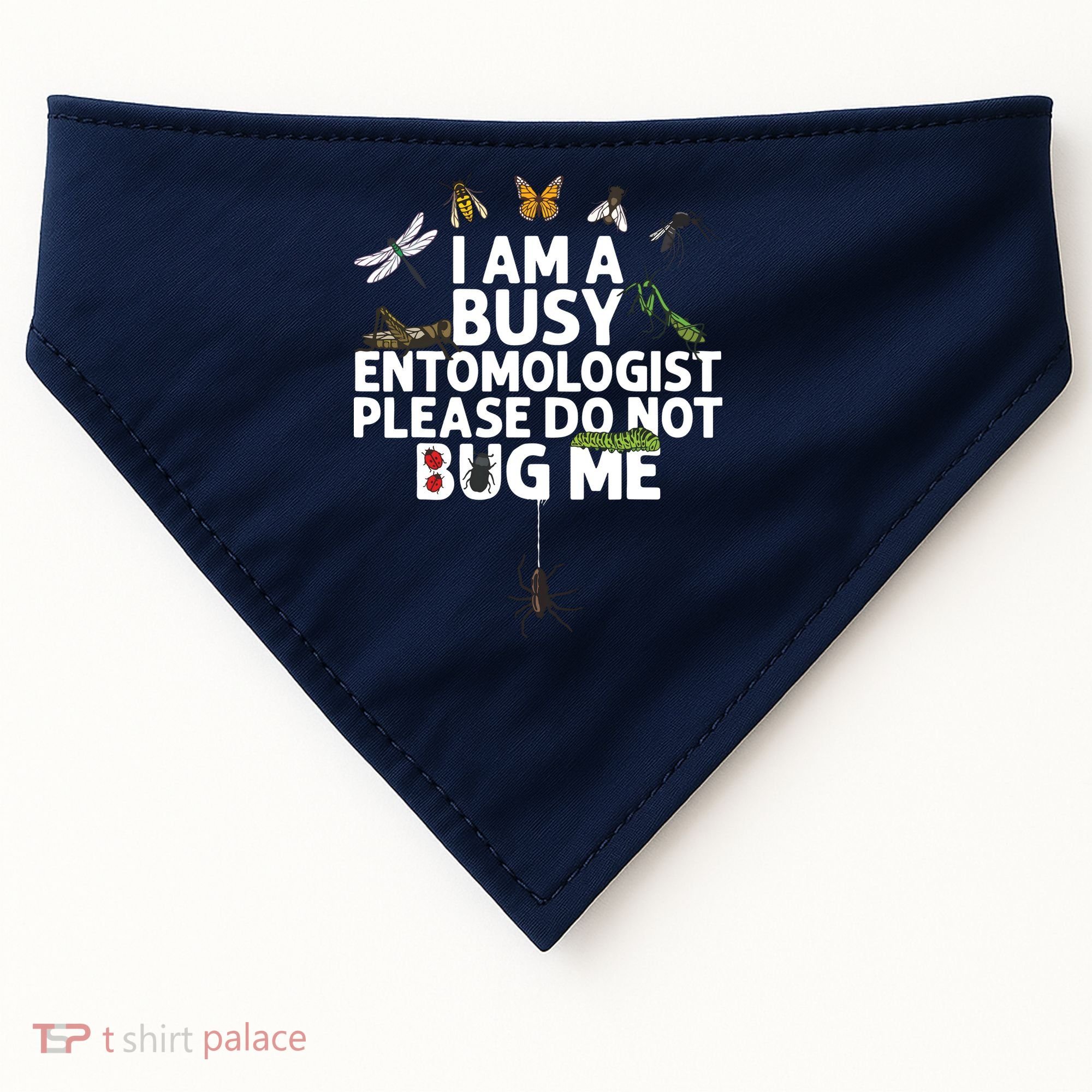 Funny Entomology Gift For Men Women Bug Lovers USA-Made Doggie Bandana