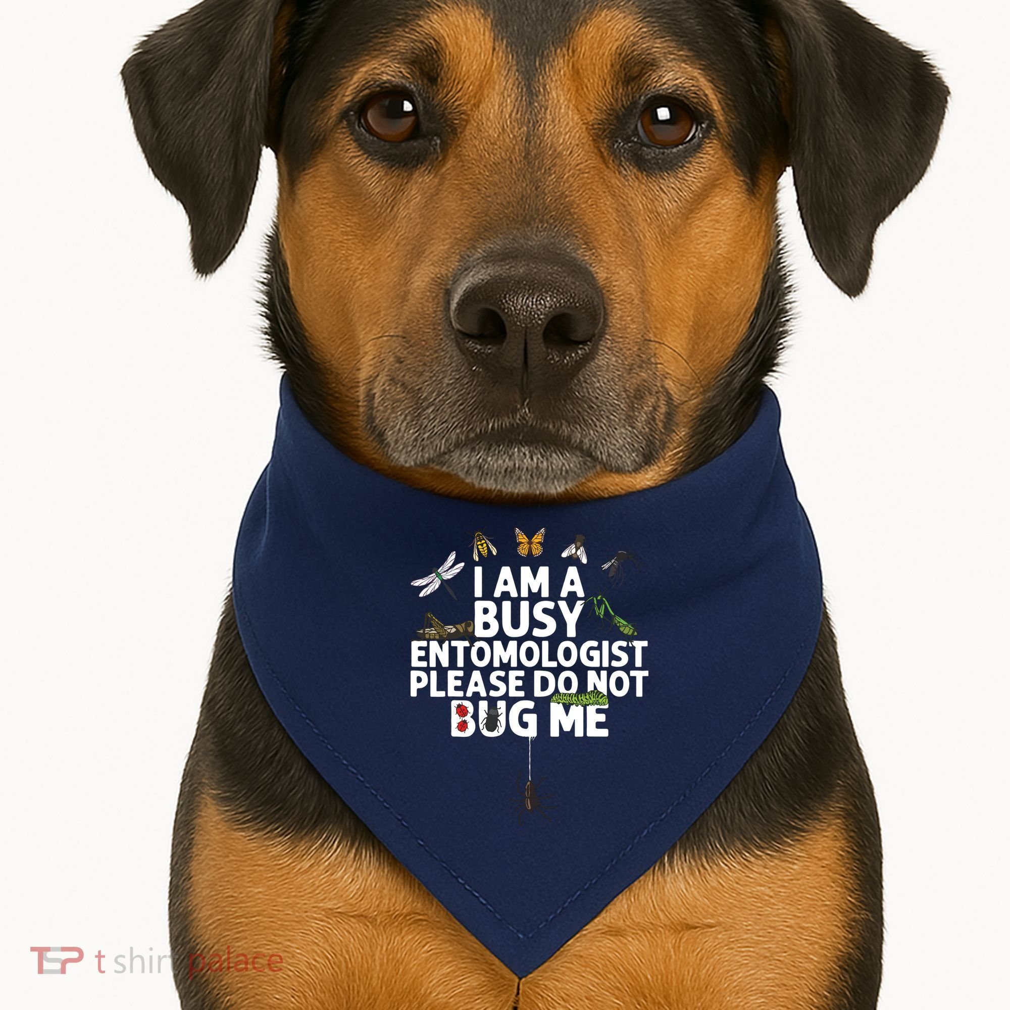 Funny Entomology Gift For Men Women Bug Lovers USA-Made Doggie Bandana