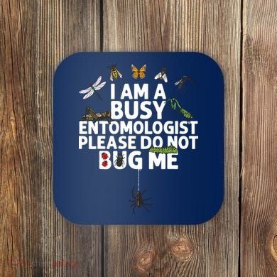 Funny Entomology Gift For Men Women Bug Lovers Coaster