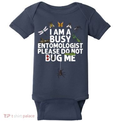 Funny Entomology Gift For Men Women Bug Lovers Baby Bodysuit