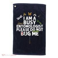 Funny Entomology Gift For Men Women Bug Lovers Golf Towel thumb 0