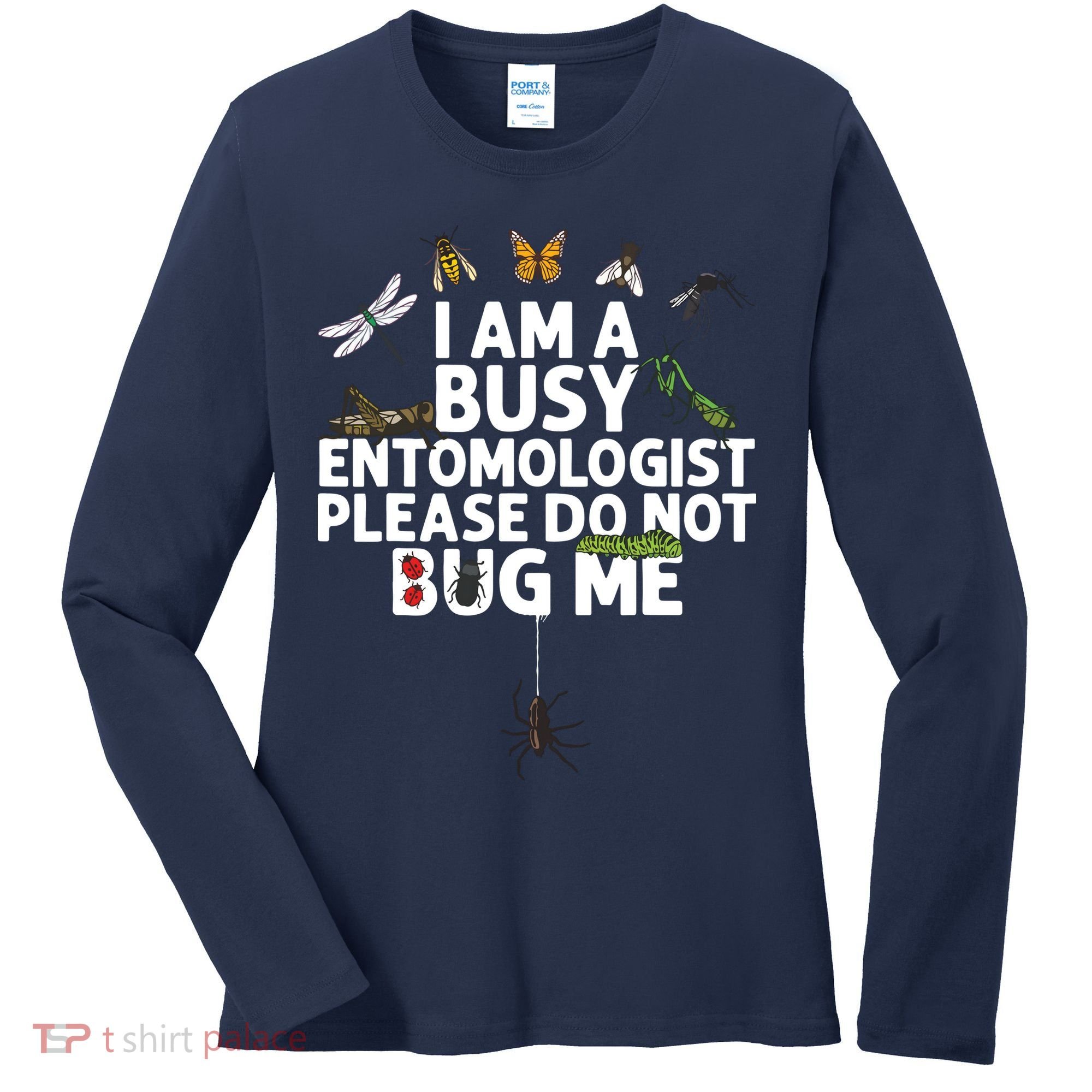 Funny Entomology Gift For Men Women Bug Lovers Women's Long Sleeve Shirt