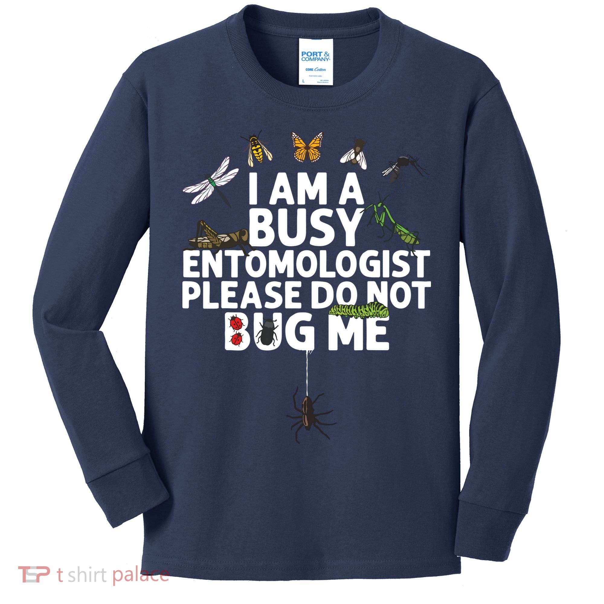 Funny Entomology Gift For Men Women Bug Lovers Kids Long Sleeve Shirt