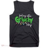 Feeling Extra Grinchy Today Christmas Lights Xmas Clothing Tank Top thumb 0