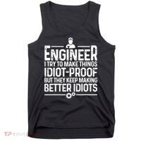 Funny Engineer Gift For Men Women Cool Engineering Mechanic Tank Top thumb 0