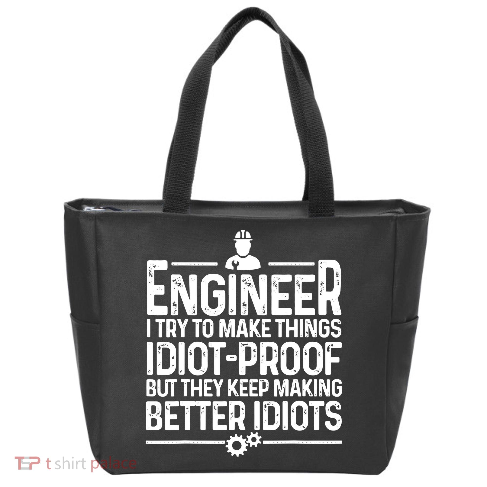 Funny Engineer Gift For Men Women Cool Engineering Mechanic Tote Bag