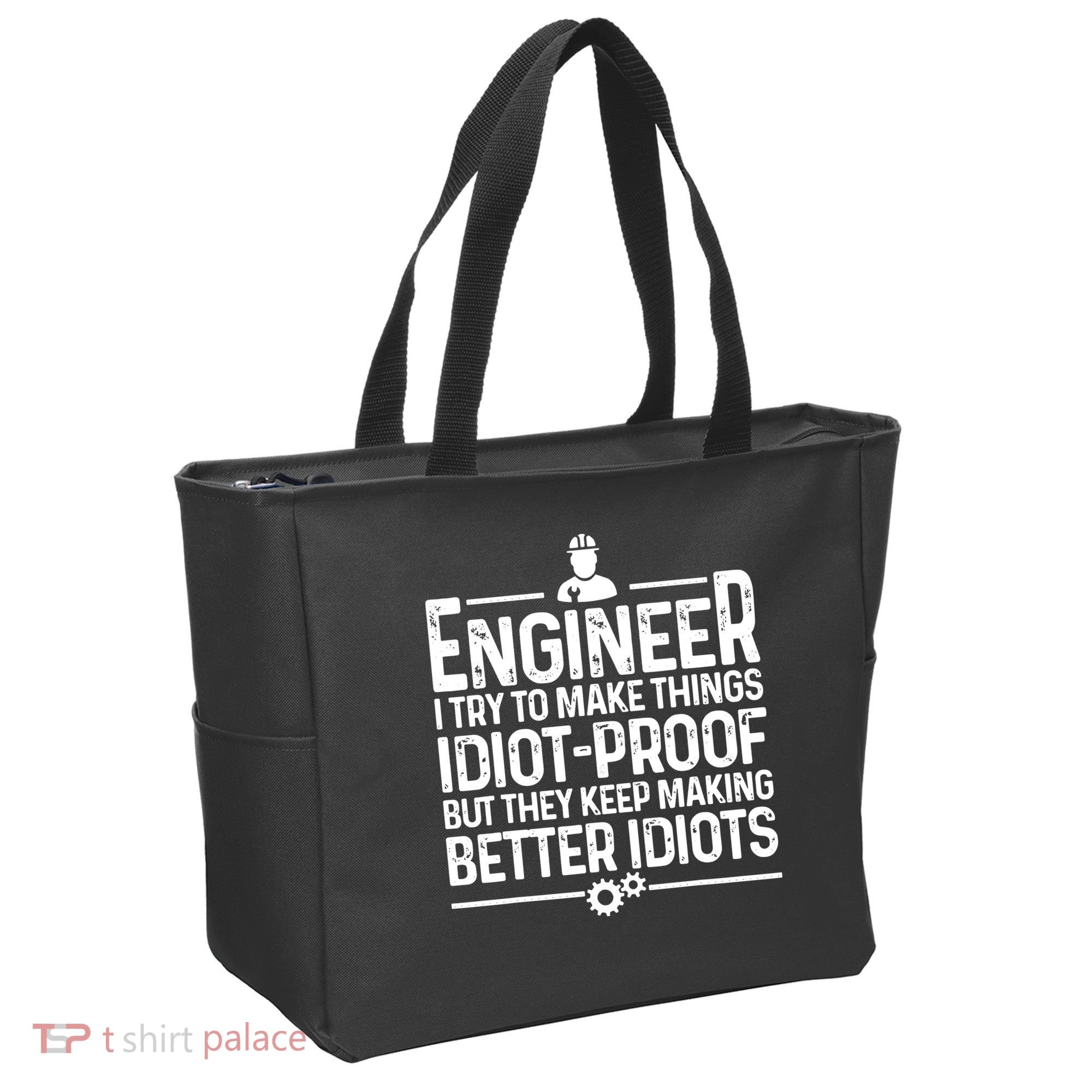 Funny Engineer Gift For Men Women Cool Engineering Mechanic Tote Bag