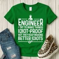 Funny Engineer Gift For Men Women Cool Engineering Mechanic Women's T-Shirt thumb 3
