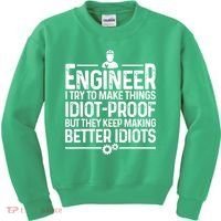 Funny Engineer Gift For Men Women Cool Engineering Mechanic Kids Sweatshirt thumb 0