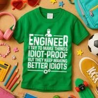 Funny Engineer Gift For Men Women Cool Engineering Mechanic Kids T-Shirt thumb 3