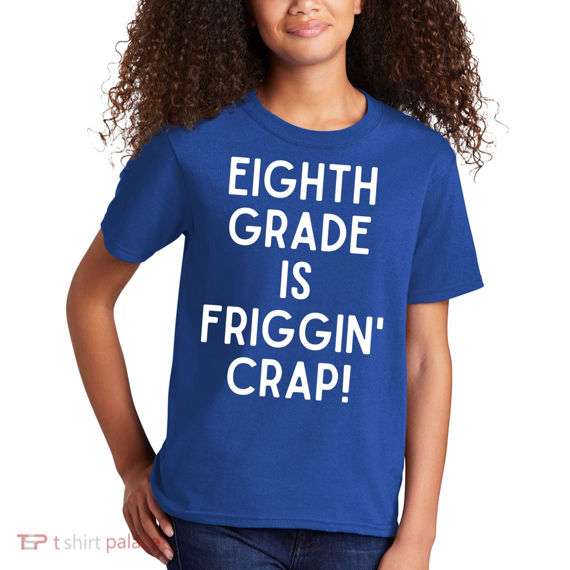 Funny Eighth Grade Is Friggin Crap Kids T-Shirt