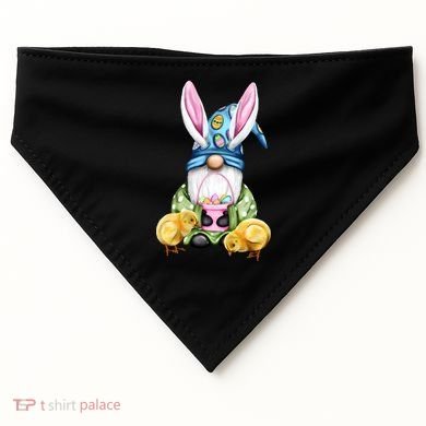 Funny Easter Gnome USA-Made Doggie Bandana
