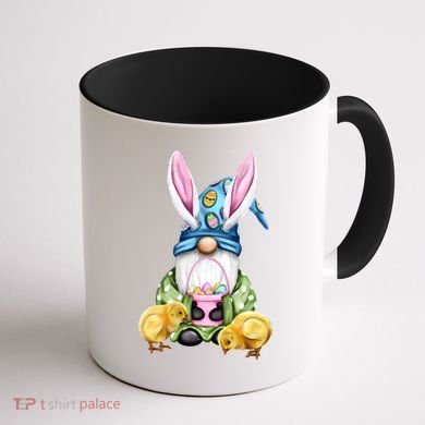 Funny Easter Gnome Coffee Mug back