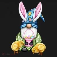 Funny Easter Gnome Polo thumb 3