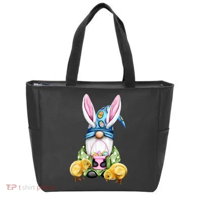 Funny Easter Gnome Tote Bag